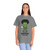 tan tee with frazzled green gecko (Bert) holding coffee cup and text “I’m Not Brewed for This” – funny coffee shirt by Coo Coo’s Coffee