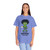 tan tee with frazzled green gecko (Bert) holding coffee cup and text “I’m Not Brewed for This” – funny coffee shirt by Coo Coo’s Coffee