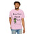 white t-shirt with a frazzled gecko holding coffee and the phrase “Brew First, Think Later – Fueled by Coo Coo’s Coffee”