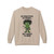 sand sweatshirt with frazzled Bert cartoon holding coffee and the text “He Practiced 40 Hours… But Forgot to Brew”