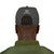 black snapback hat with embroidered Bert surfing badge and yellow bill – Coo Coo’s Coffee