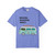 Flo Blue garment-dyed tee with “BEANS. BOARDS. BERT.” text and teal surf van with roof board—clean coastal graphic.