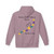 Back view of light hoodie with “Every Bead Tells a Story. Help Stop The Poke.” bravery bead heart design – childhood cancer awareness hoodie. Paragon
