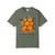 Molecule of Madness coffee chemistry t-shirt in olive green with oversized molecule graphic