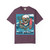 Jax Beach Surf Skull graphic tee in purple color by Coo Coo’s Coffee