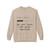 Coffee Is Compiling crewneck in sand - developer humor loading bar design with Do not turn off your barista - Coo Coos Coffee