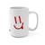 Happy Face Coffee Mug | Coo Coo's Coffee 15oz Ceramic | Smiley Face Coffee Lover Gift