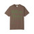 Hello Coffee in C++ coffee tee, front — a short C++ program in green monospace terminal text on a dark shirt, including comments "// brew time" and "// baristas" and a final line "return 0; // pour decisions were made," with a Florida Brew Crew and Coo Coo's Coffee line beneath — Coo Coo's Coffee Tech collection coding tee.