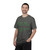 Error 404 Coffee Not Found coffee tee, front — green monospace terminal text reading "Error 404: Coffee not found. Restarting brew sequence…" on a dark shirt, with a Florida Brew Crew and Coo Coo's Coffee line beneath — Coo Coo's Coffee Tech collection coding tee.