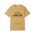 Coffee Misfits Line-Up coffee t-shirt — the Coffee Misfits character lineup printed on the front, mustard