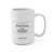 Decaf Doug 15oz ceramic coffee mug — the Decaf Doug coffee character wraparound design