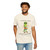 Person wearing the Powered by Coffee & Mild Disappointment coffee t-shirt from Coo Coo’s Coffee, ivory