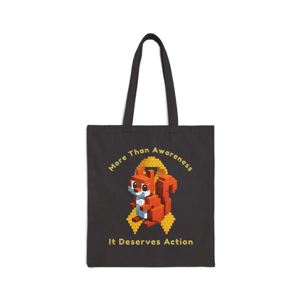 More Than Awareness – It Deserves Action Canvas Tote (For Every Kid) by Coo Coo’s Coffee