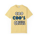The Brew Crew Tee featuring the Coo Coo’s Coffee logo with paw-print O’s – perfect for coffee lovers and pet parents. Color Butter