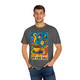 Drip Like Dalí surrealist coffee tee with melting clocks and bold art – Comfort Colors shirt by Coo Coo’s Coffee