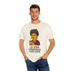 Frida-inspired coffee shirt with text “La Vida Comienza con Café” – comfort colors tee from Coo Coo’s Coffee