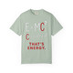 E = mc☕ – That’s Energy Tee from Coo Coo’s Coffee with nerdy coffee equation design
bay front print