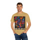 Wake the Art Up Tee – artistic colorful coffee shirt by Coo Coo’s Coffee