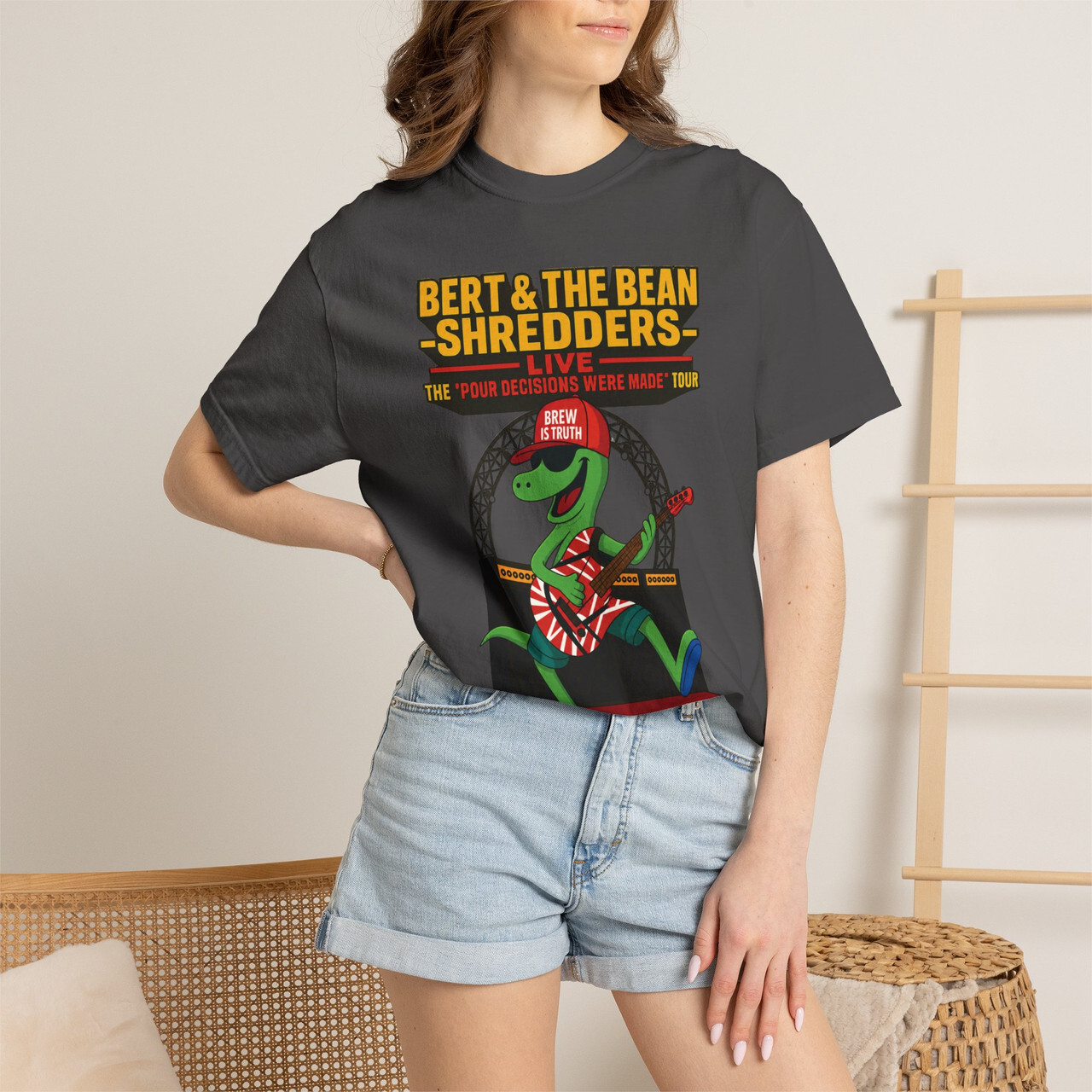 Bert & the Bean Shredders tour tee