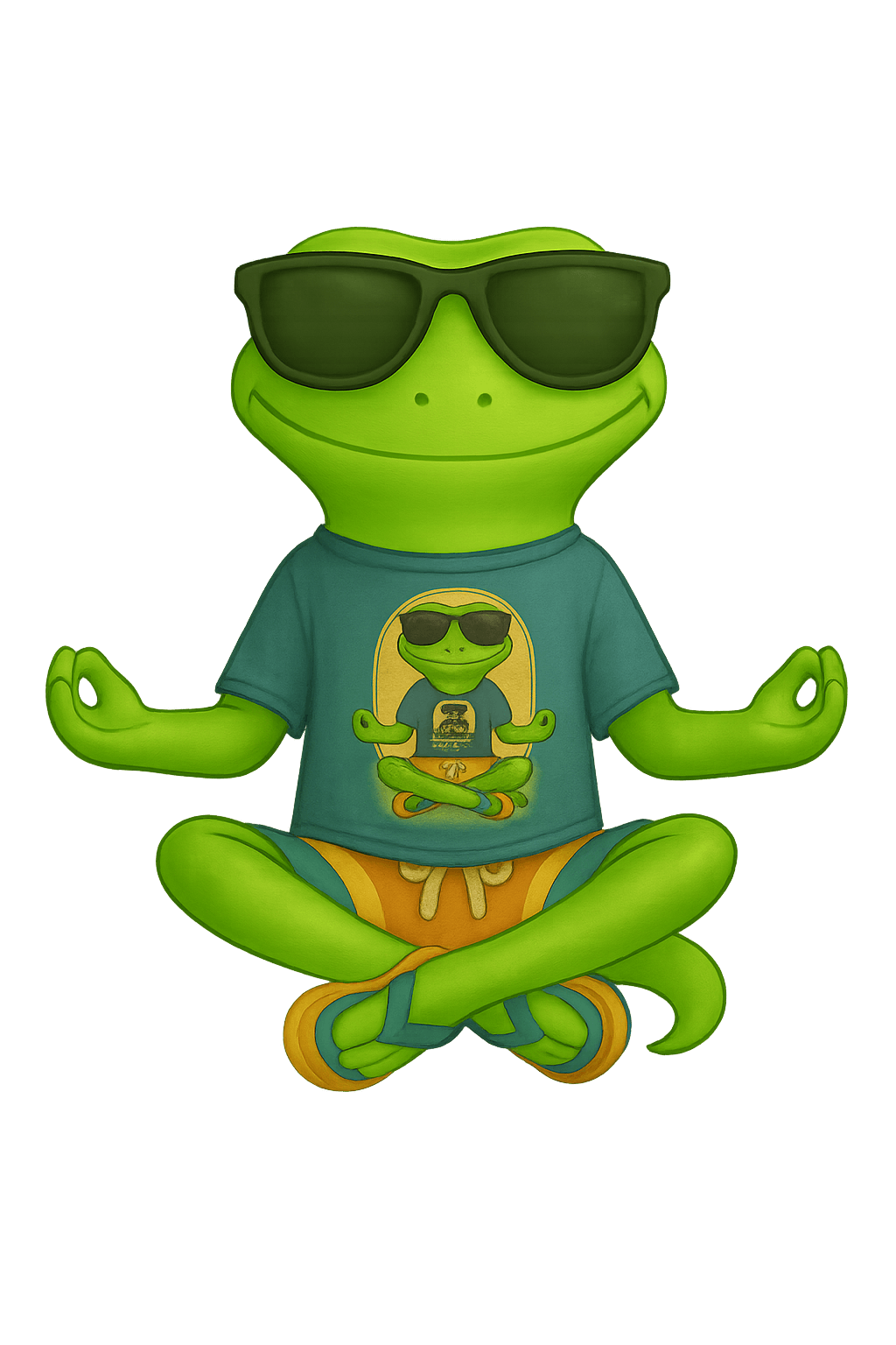 Bert the zen gecko with shades