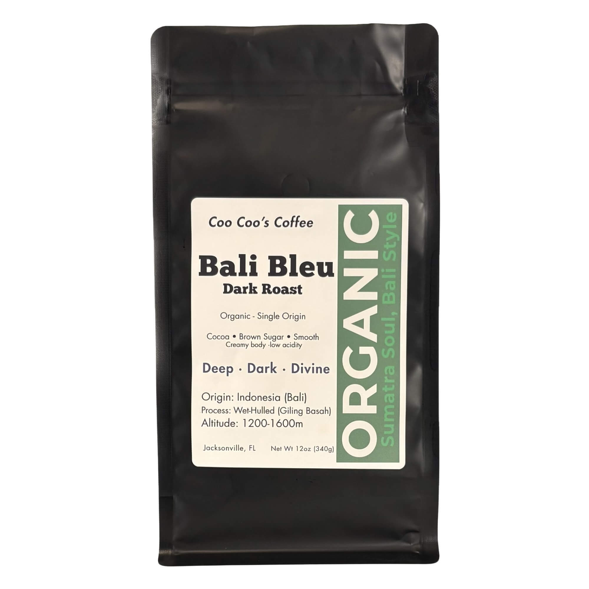 Bali Bleu coffee bag