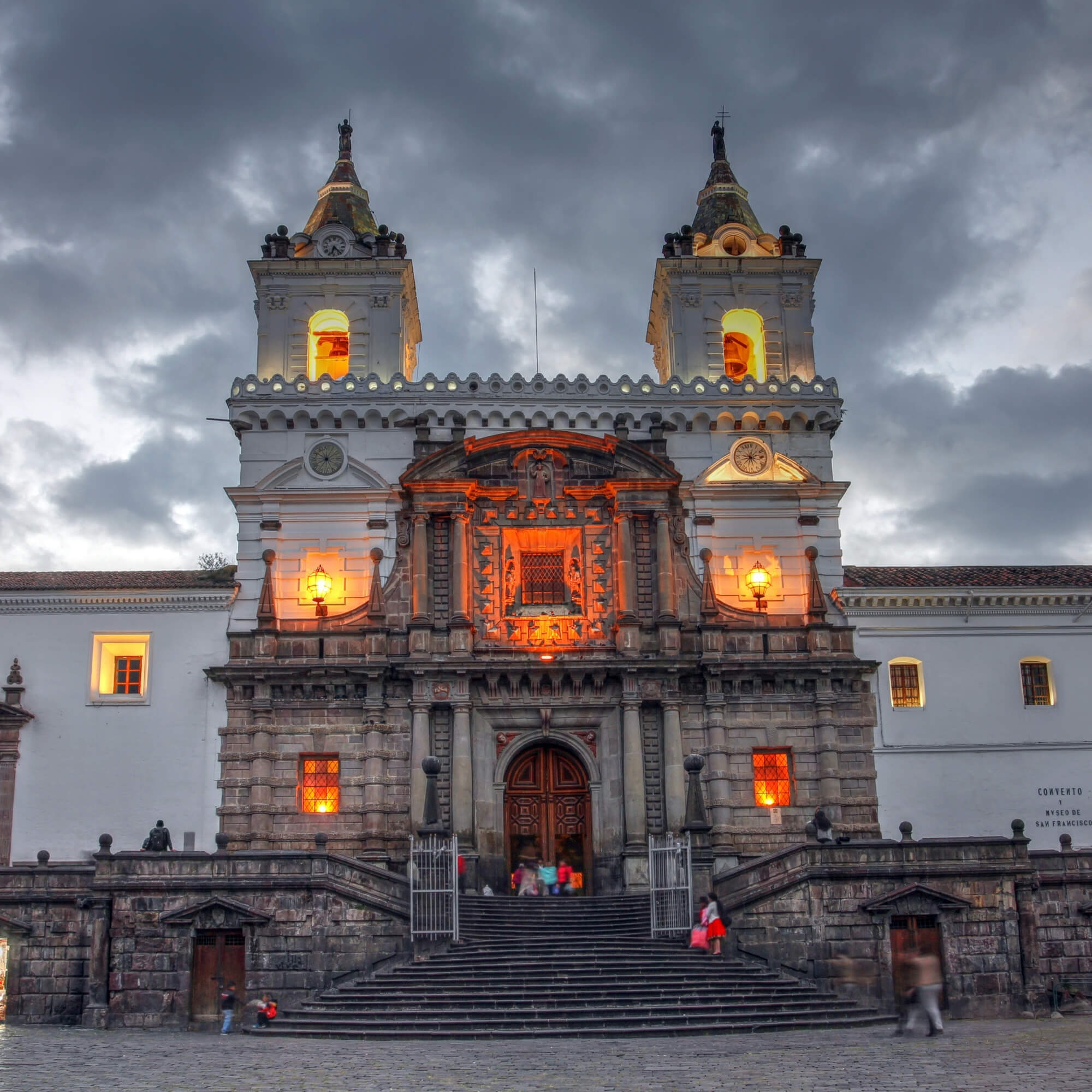 Cupping table with Ecuador coffees