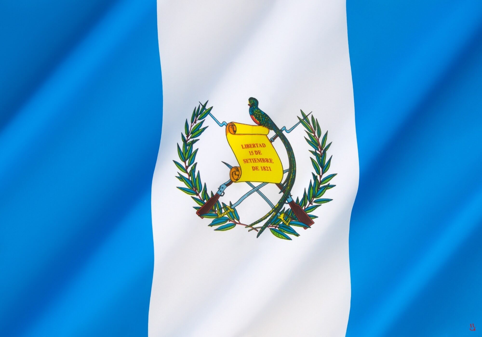 Volcano landscape and coffee in Guatemala