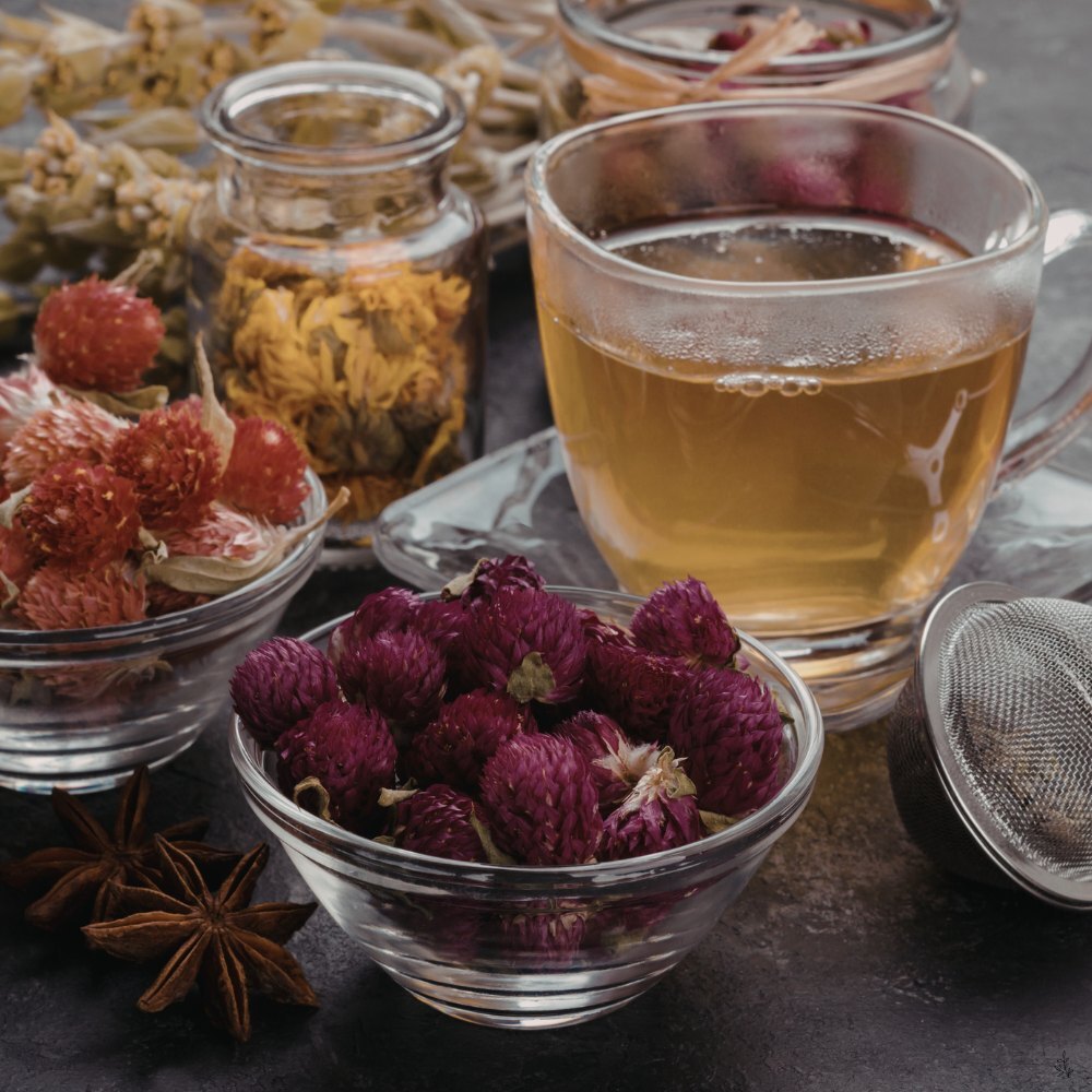 Tasting different herbal teas (placeholder image)
