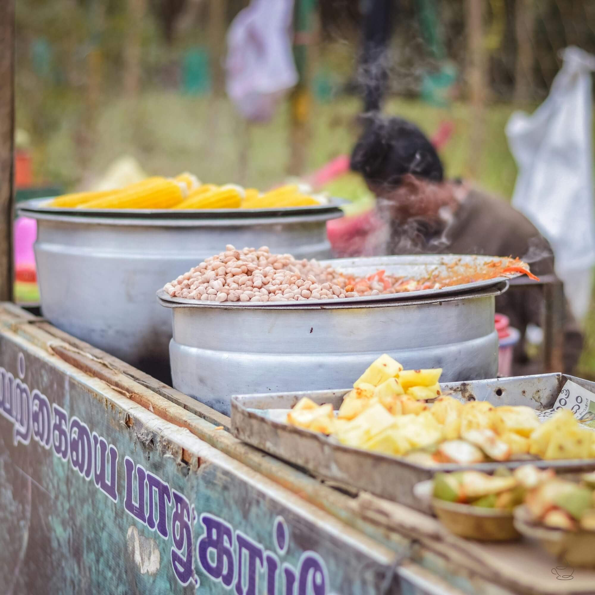 Indian spices on a market stall