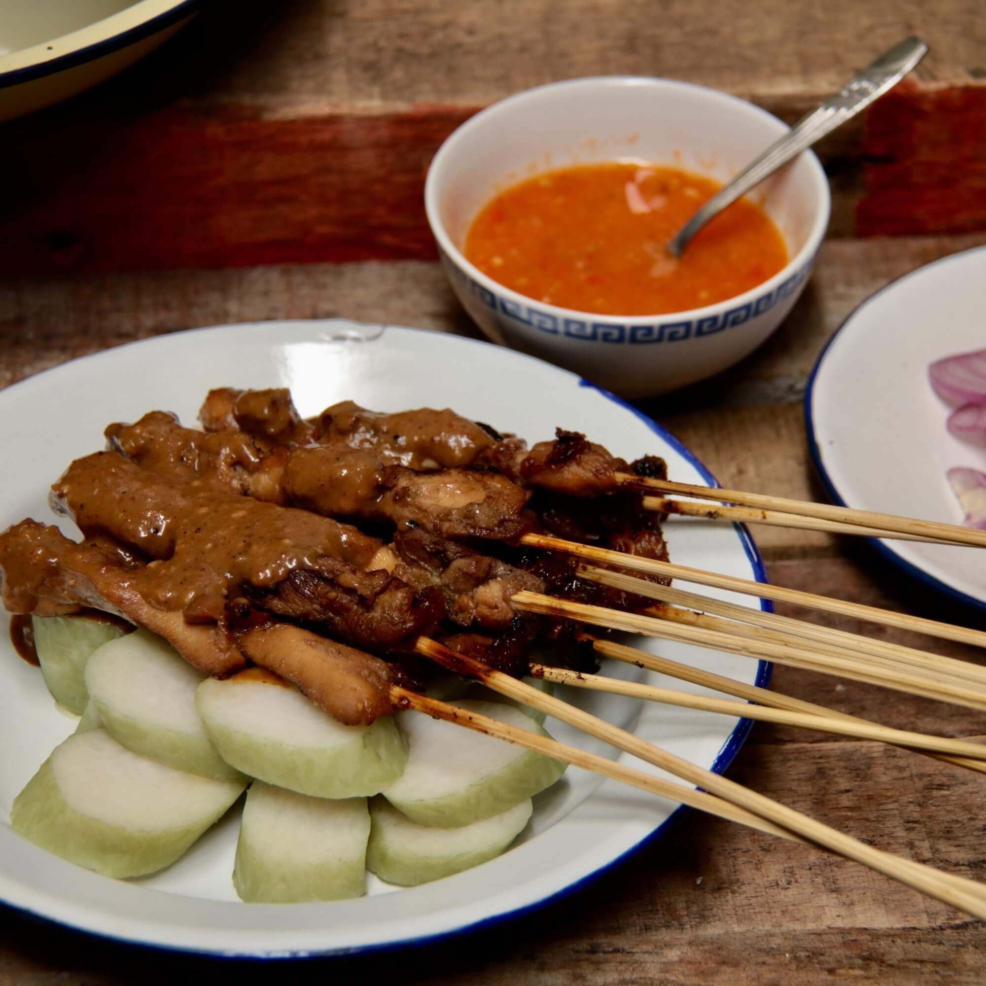 Java coffee producer among coffee trees