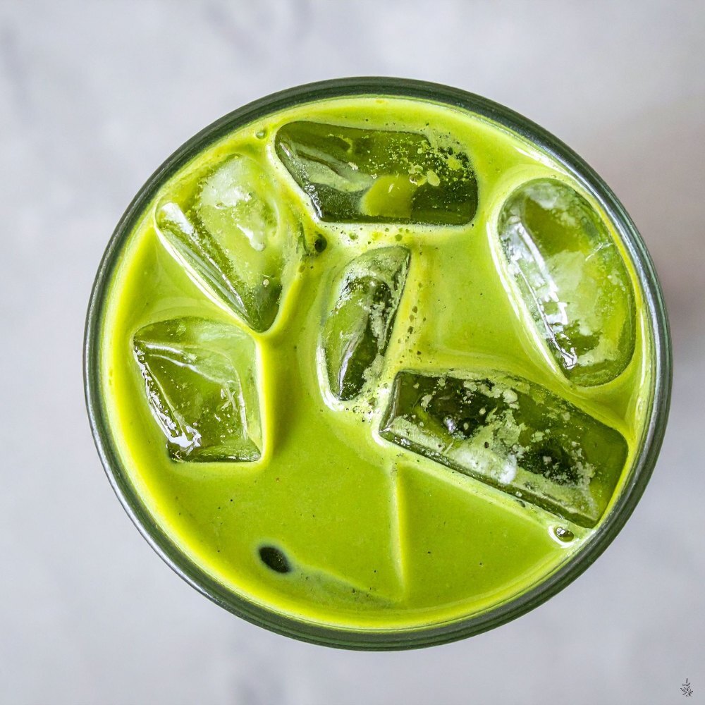 Iced matcha latte (placeholder image)