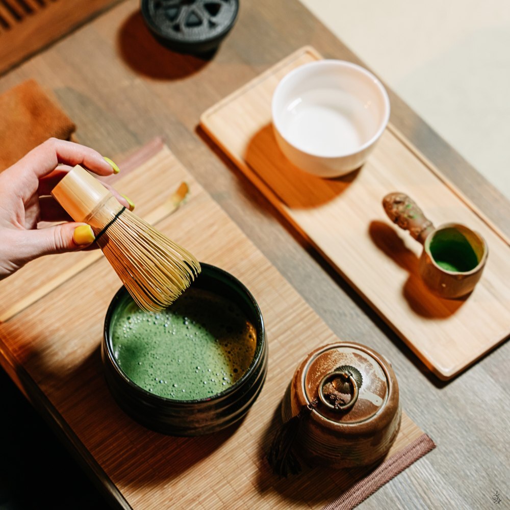 Matcha tools like whisk and bowl (placeholder image)
