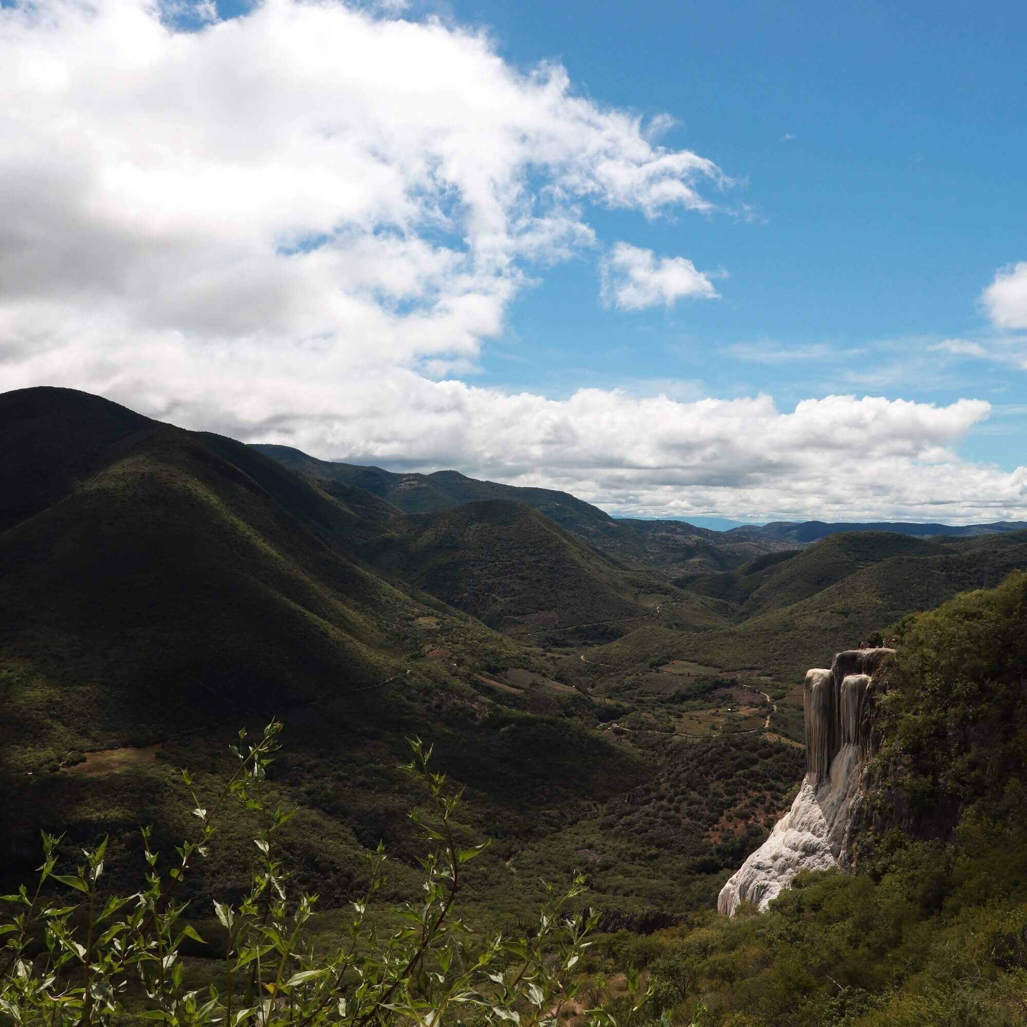 Oaxacan coffee village and hillside farms