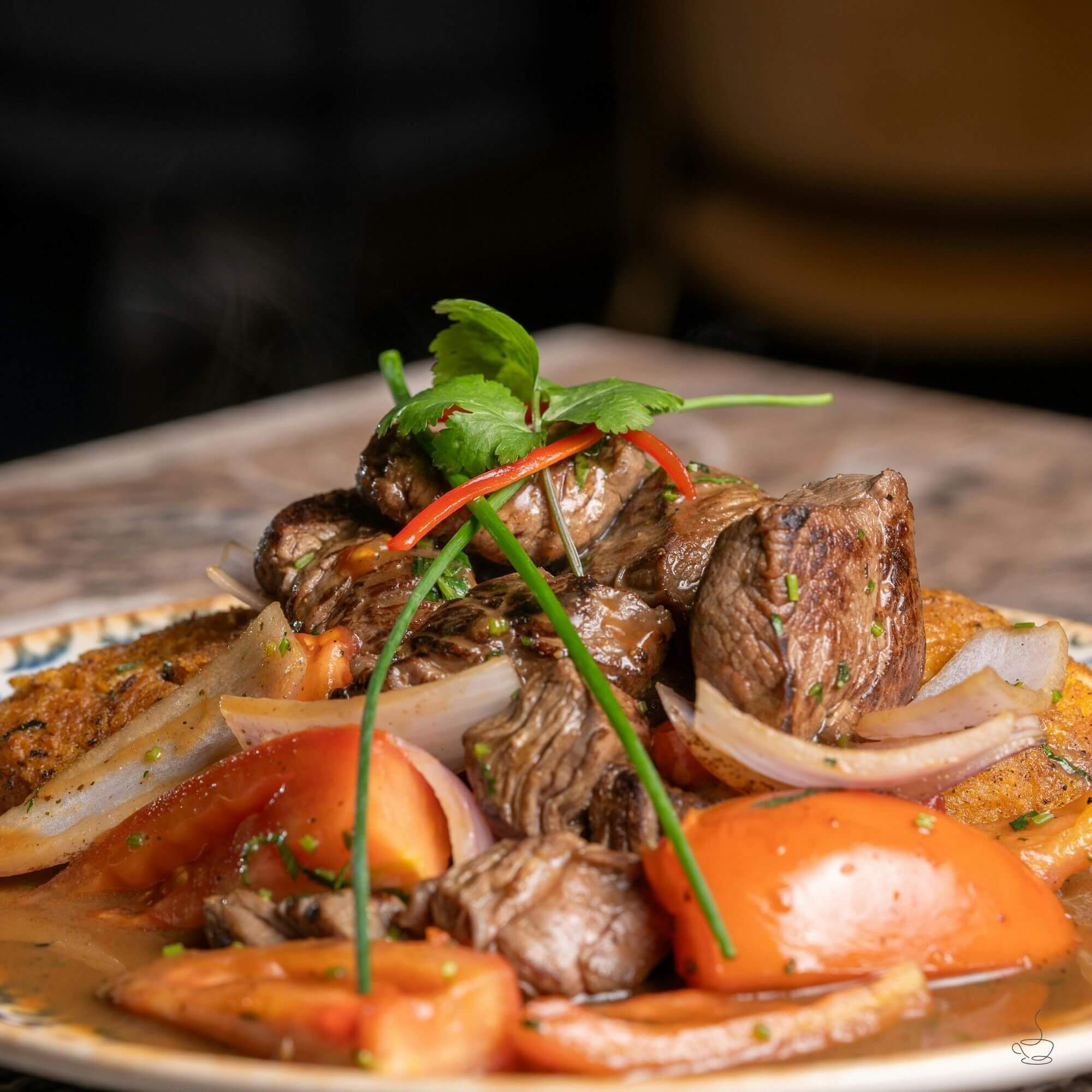 Scenic Peruvian highland landscape