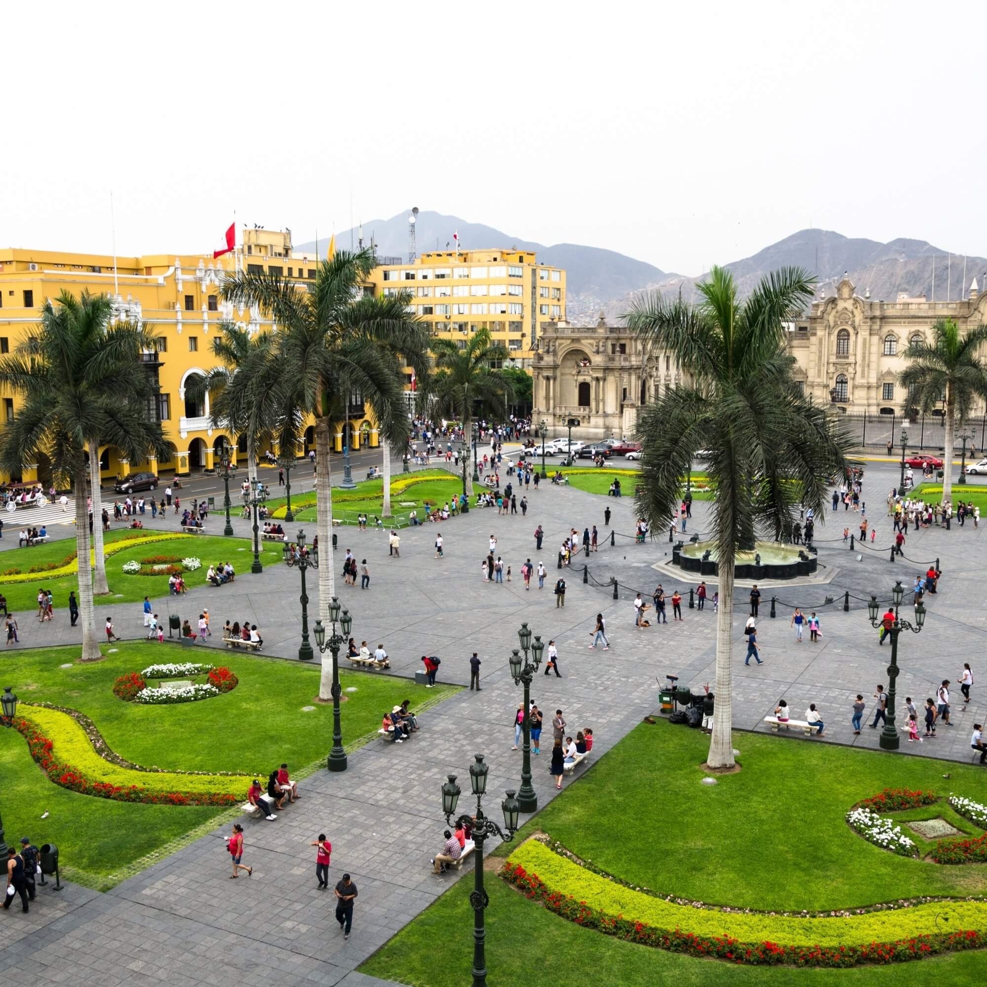 Modern café in Peru serving specialty coffee
