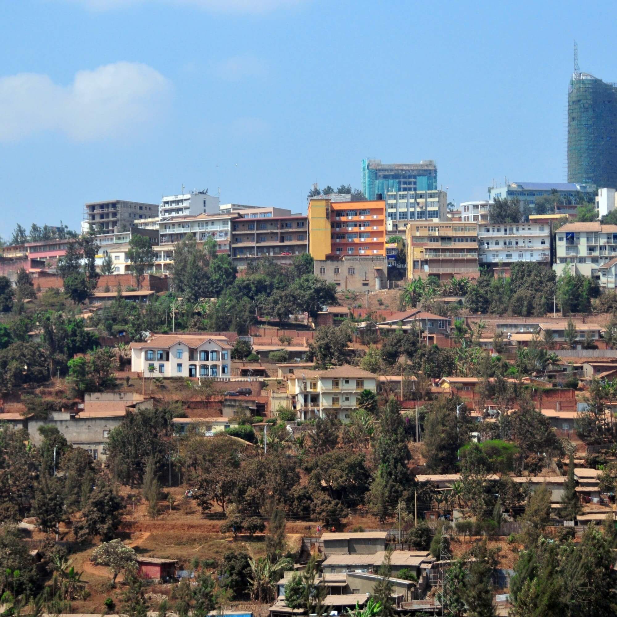 Street scene or café in Kigali