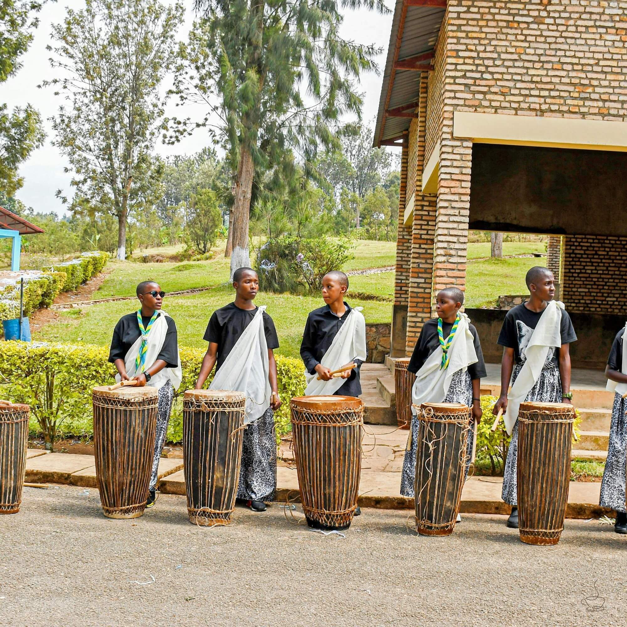 Rwandan coffee producer at a washing station