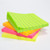 BAZIC 70 Ct. 3" X 3" Neon Lined Stick On Notes