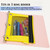 BAZIC Bright Color 3-Ring Pencil Pouch w/ Mesh Window