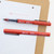 BAZIC Callum Red Jumbo Ink Tank Needle-Tip Rollerball Pen (2/Pack)