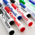 BAZIC Assorted Colors Chisel Tip Dry-Erase Markers (4/Pack)