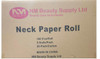 Black Disposable Barber Paper Neck Strips, Hairdressing Full Box Offer Pack of 5*20Rolls- Next Day Delivery