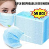 3 Layer Disposable Face Masks - 4 Box, 200PCS- Next Day Delivery