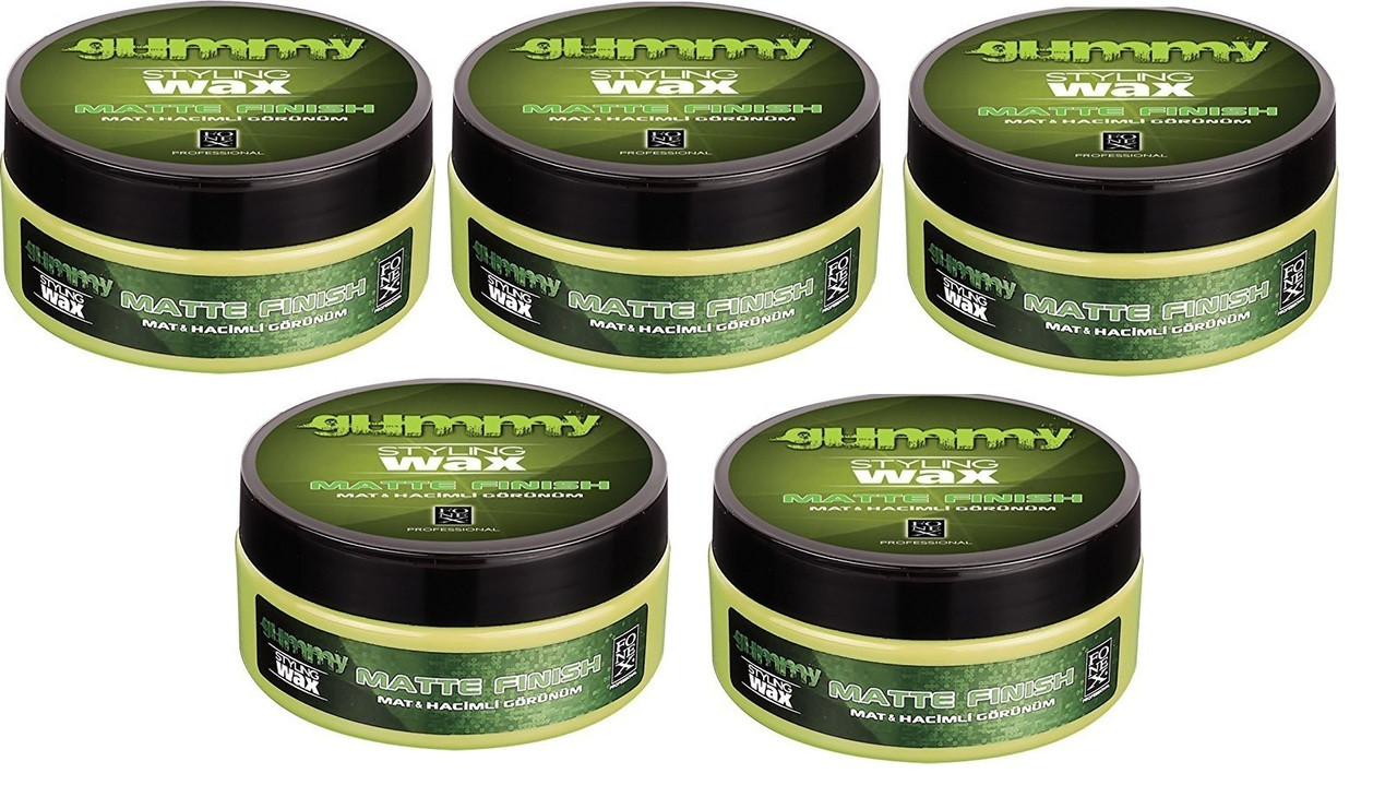 Fonex Gummy Styling Soft Clay Hair Wax Matte Look Finish 150ml 5 Pcs Offer Nm Beauty Supply Ltd