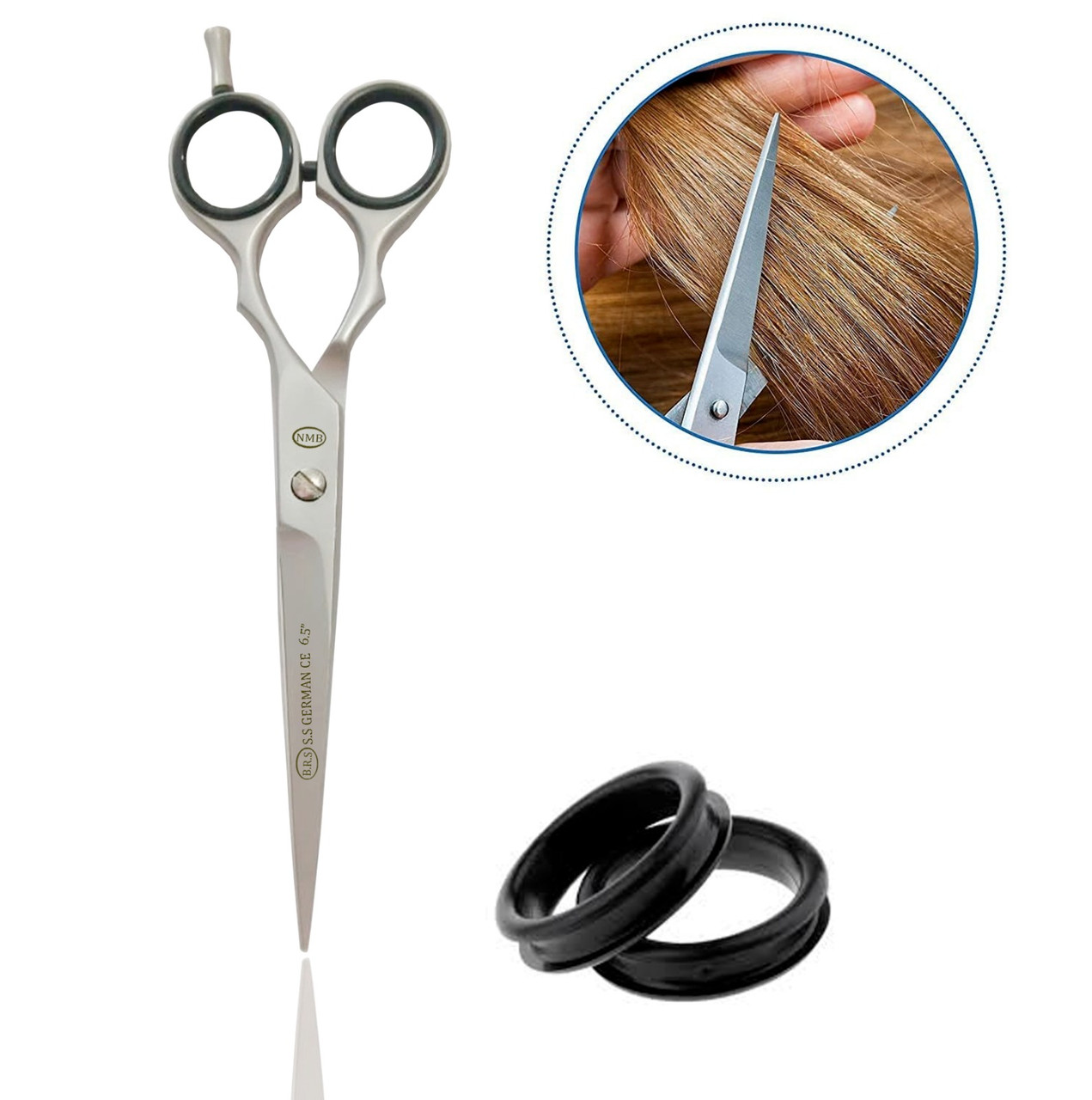 6.5 Shears Professional Barber Scissors Salon Razor Edge Hair Cutting 6 5.5  