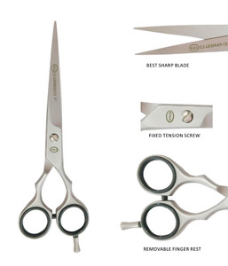Barber Scissors 6'
High quality
professional barber Scissors
German stainless steel
durable
stylish
adjust
ART.#614#
Scrow fix
H.C
Sand Finshing
Razor Edge or suppercutt
JAGOUER SCISSOR
FINAL PEPER Barber Scissors 6'
High quality
professional barber Scissors
German stainless steel
durable
stylish
adjust
ART.#614#
Scrow fix
H.C
Sand Finshing
Razor Edge or suppercutt
JAGOUER SCISSOR
FINAL PEPER