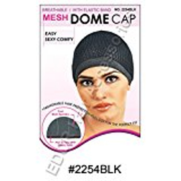 Murry Collection Mesh Dome Cap Breathable With Elastic Band No 2254BLK- Next Day Delivery