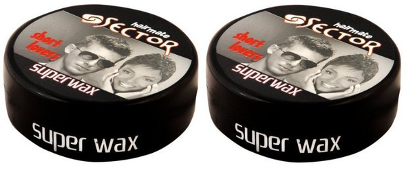 SECTOR WET LOOK SUPER HAIR WAX GEL 150ML (2 Pcs Offer)- Next Day Delivery