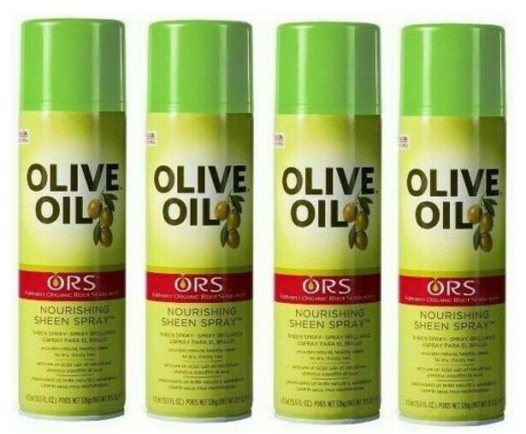 ORS Organic Root Stimulator Olive Oil Nourishing Sheen Spray 455ml *4 PCS OFFER- Next Day Delivery