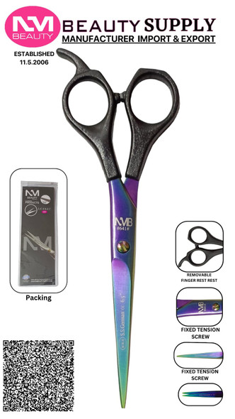 Best multicolour plastic handle scissor 6.5"